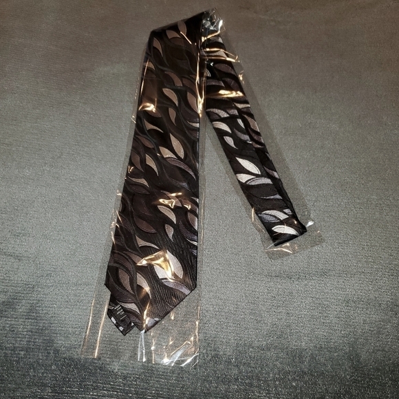 Necktie-black, champagne, cream, tan NWOT - Picture 2 of 3